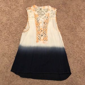 Size L, BKE, ombré tank top
